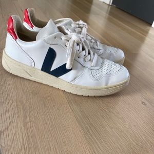 Veja Leather V-10 Sneakers